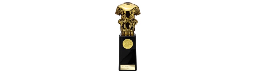 FUSION LEGEND SHIRT AND BOOTS FOOTBALL RESIN TROPHY - 5 SIZES - 13.5CM - 21CM FUSION LEGEND SHIRT AND BOOTS FOOTBALL RESIN TROPHY - 5 SIZES - 13.5CM - 21CM